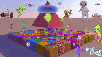 Outer Space GIF by CyberCyberstar