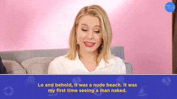 Startling Kristen Bell GIF by BuzzFeed
