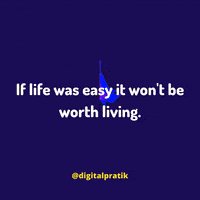 Life Quote GIF by Digital Pratik