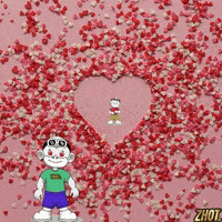 Love You Hearts GIF by Zhot