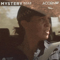 Mystery Road Reaction GIF by Acorn TV Latin America