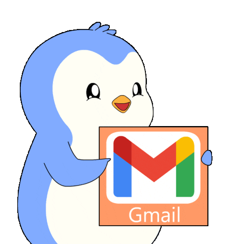 Looking Google Chrome Sticker by Pudgy Penguins