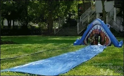 Slip N Slide Ghost GIF