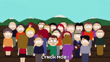 fire crowd GIF by South Park