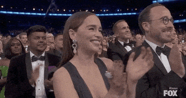 Clap Smile GIF by Emmys