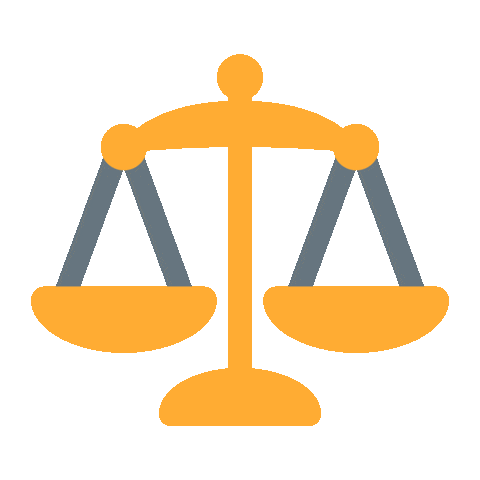 Justice Balance Sticker by EmojiVid - Find & Share on GIPHY