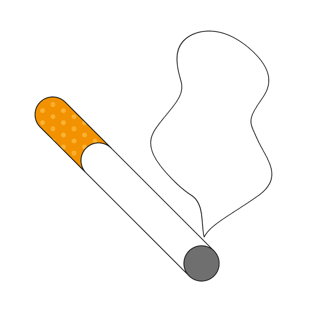 cigarette smoke gif png Smoking A Cig Stickers