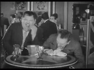 Laurel Hardy Laughing GIFs - Find & Share on GIPHY