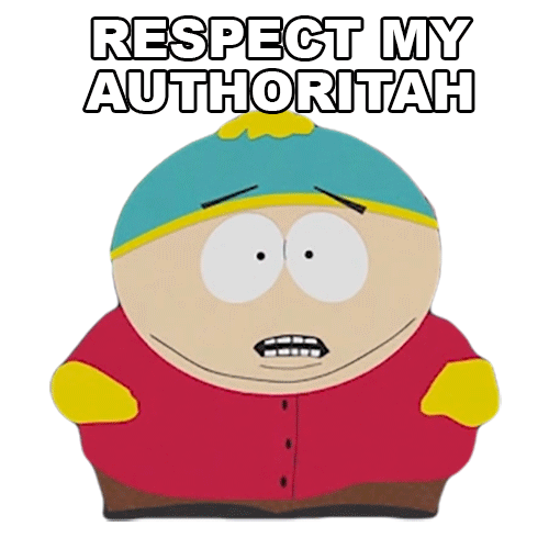 Respect My Authoritah Stickers - Find & Share on GIPHY