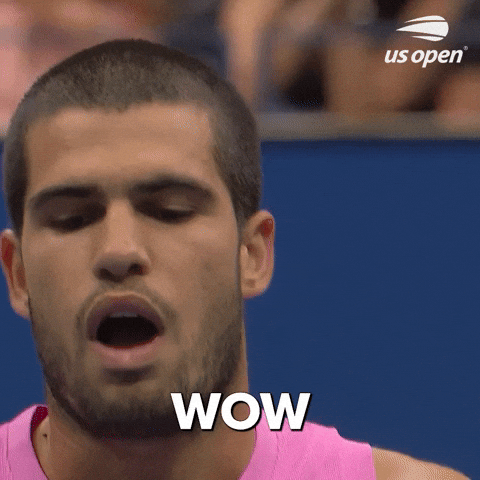 Us Open Tennis Wow GIF by US Open