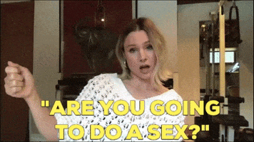 Kristen Bell GIF by The Late Show With Stephen Colbert