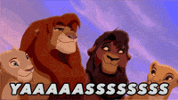 happy the lion king GIF