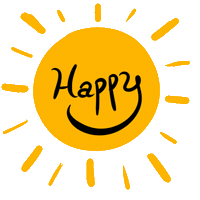 basgaru happy sun warm basgaru Sticker