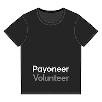 Volunteer Sticker by Payoneer