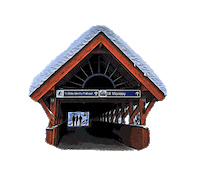 sunpeakstourism snow winter sun bridge Sticker