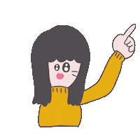 Girl Click Sticker