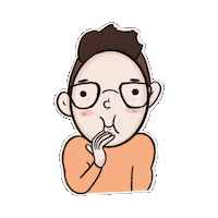 Illustration 笑 Sticker