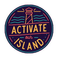 ActivatePEI pei prince edward island that view patio vibes Sticker