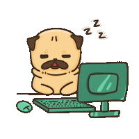 Work Sleep Sticker