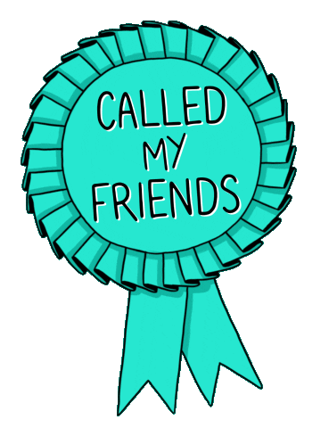 clairejoines friends quarantine zoom self care Sticker