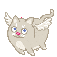 Cat Love Sticker by Iconka