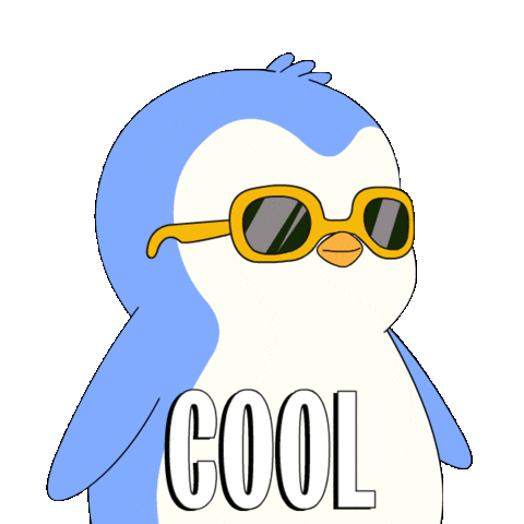 No Way Wow Sticker by Pudgy Penguins