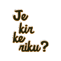 Jekirkeriku Sticker by Listekapp