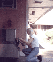 lizaanne beach vacation boat forest GIF
