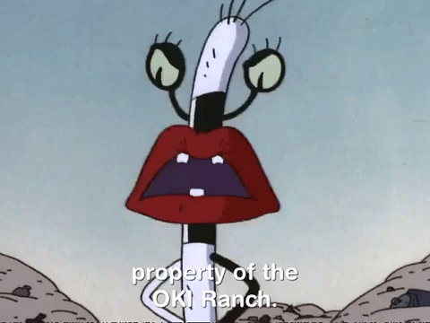 nickrewind giphydvr nicksplat aaahh real monsters giphyarm035 GIF