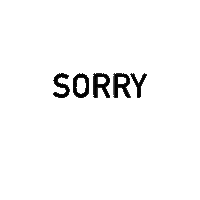 sorry not sorry pennandink Sticker by Penn&Ink N.Y