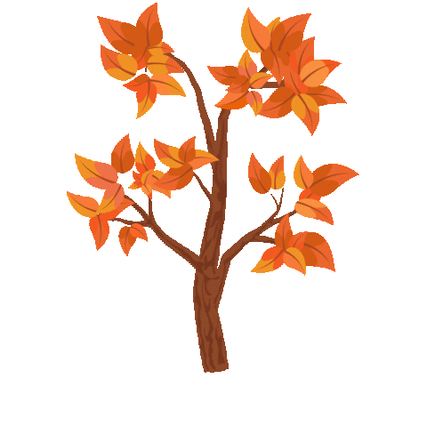 Illustration Fall Sticker by Stadtmarketing Halle (Saale)