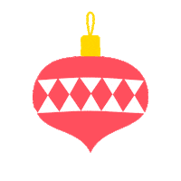 Christmas Ball Sticker by Istituto Artigianelli