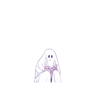 OniPress ghost books reading library Sticker