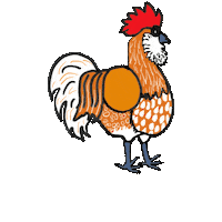 Chicken Rooster Sticker