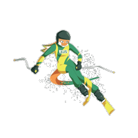 Australia Skiing Sticker by AUSParalympics