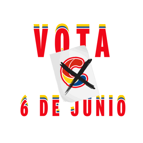Vota Sticker by Christian Castro Bello