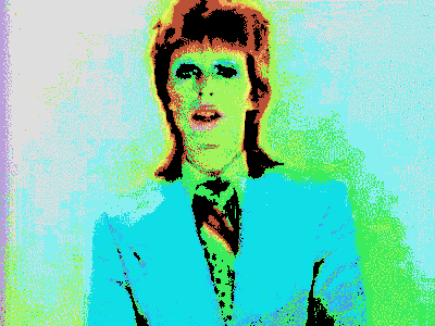 colorful david bowie GIF
