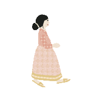 Korean Girl Sticker by tinytype