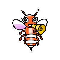 Xibee24_7 bee biene vending xibee Sticker