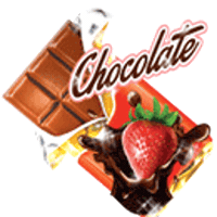 chocolate STICKER