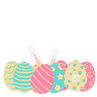 Easter Eggs Puppy Sticker by Petland Florida