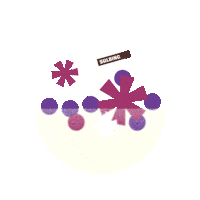 Dessert Blueberry Sticker by sulbingkr