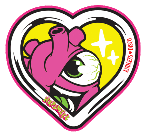 Street Art Heart Sticker