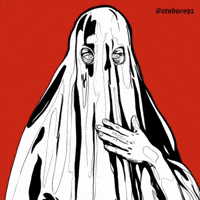 Scared Halloween GIF