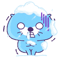 Flickering Ice Storm Sticker by Magipon