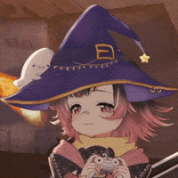 Vtuber Witch Hat GIF