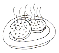 panchoballard hot food hungry eating Sticker