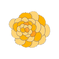 Orange Love Sticker