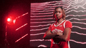 Womens Basketball Shrug GIF by Ohio State Athletics