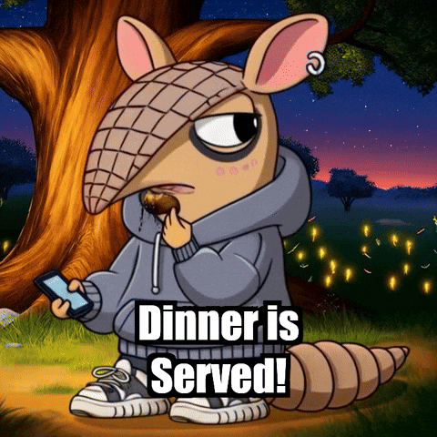 Wildlife Armadillo GIF by Chillo Dillo